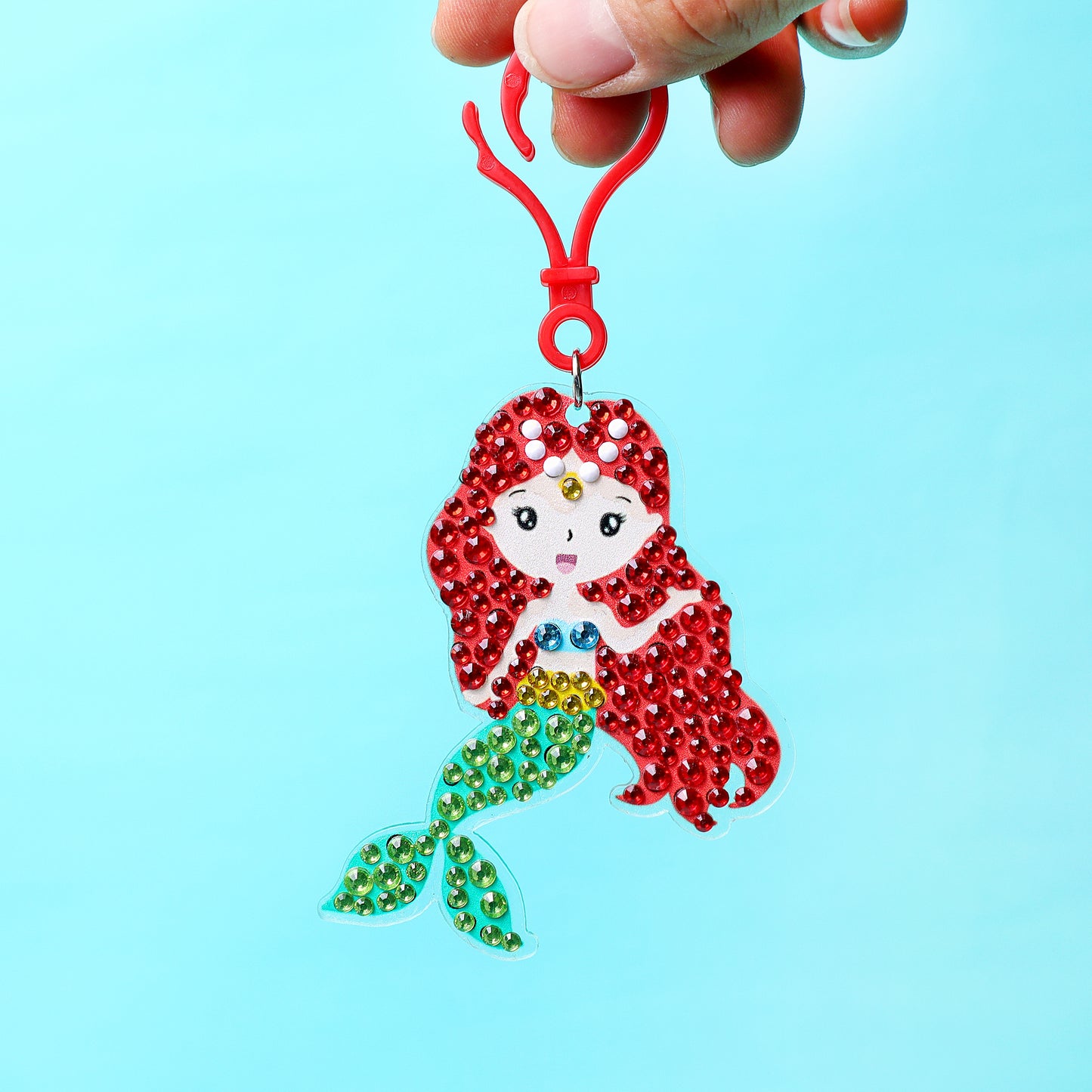 CF028 Adorable Keychains Diamond Art Kit – Mermaid (Set of 15)