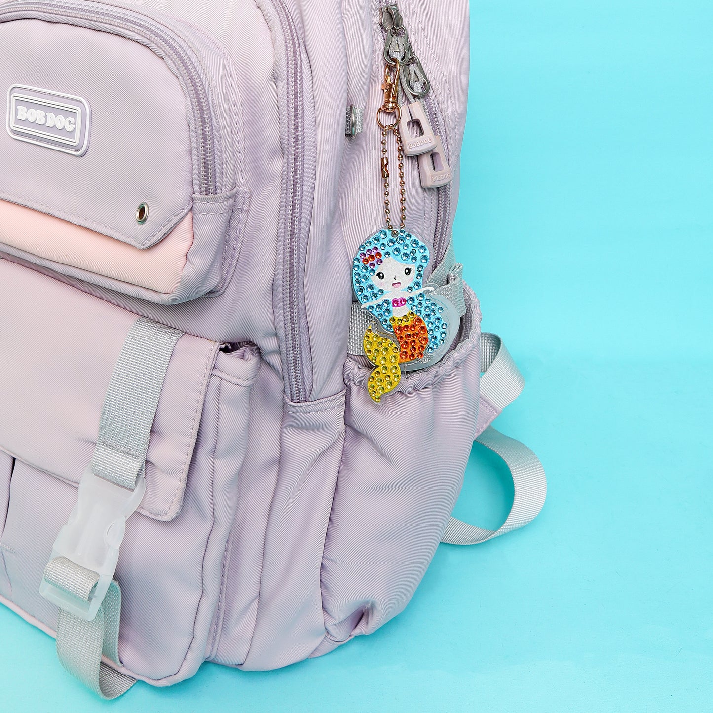 CF028 Adorable Keychains Diamond Art Kit – Mermaid (Set of 15)