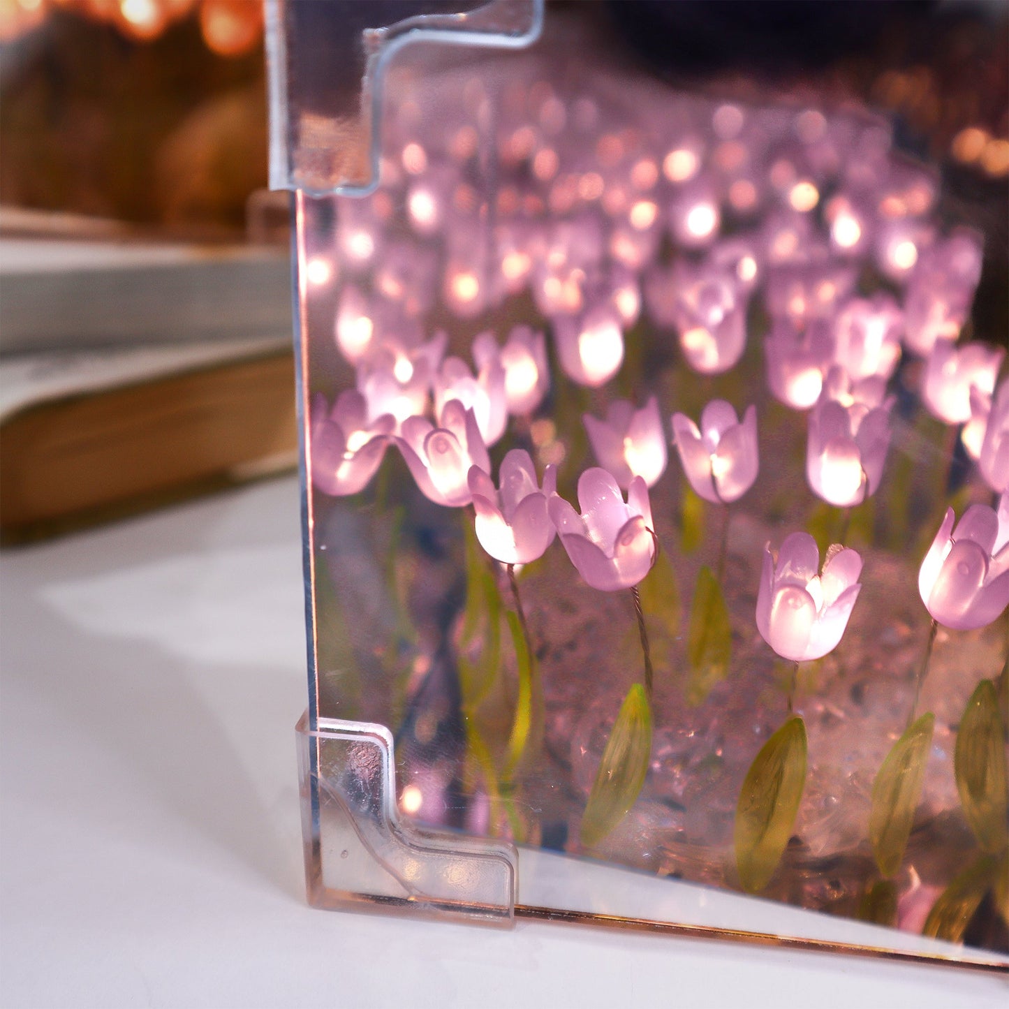 CF015 Veilleuse LED Tulip Mirror - Violet