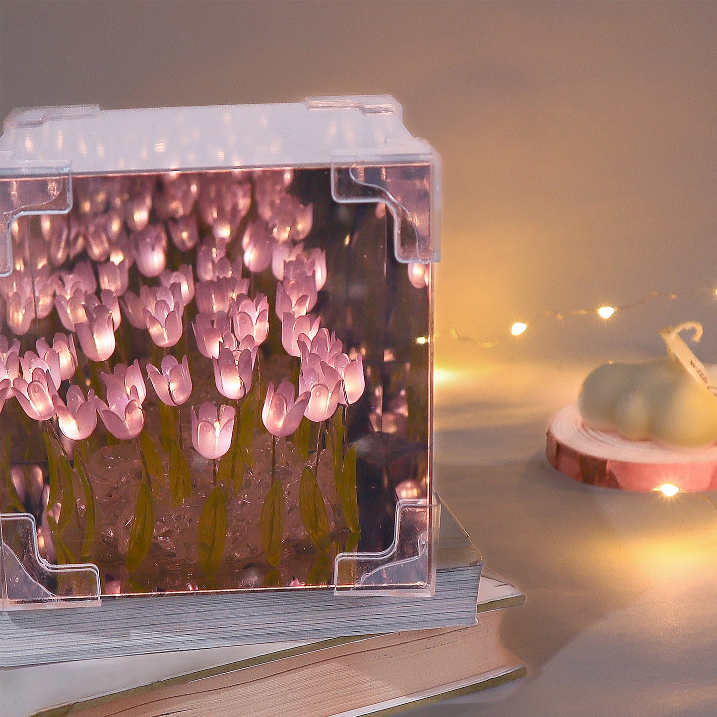 CF015 Veilleuse LED Tulip Mirror - Violet