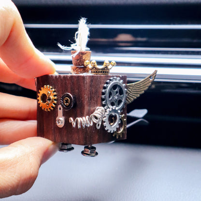 CF021 Build Your Own Timber Robot Air Freshener DIY Craft Kit