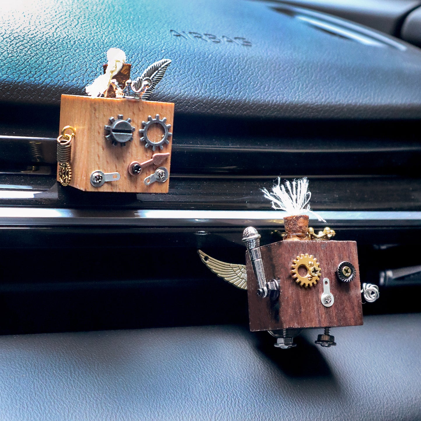 CF021 Build Your Own Timber Robot Air Freshener DIY Craft Kit