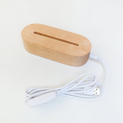 HM025 LED Writing Board – Reusable Message & Reminder Light Board (Oval Base)