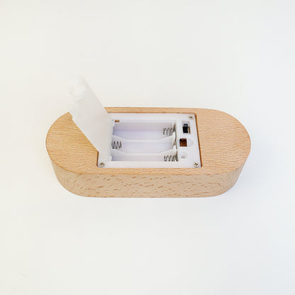 HM025 LED Writing Board – Reusable Message & Reminder Light Board (Oval Base)