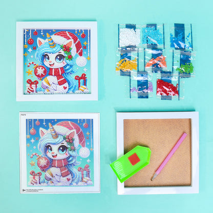 CF024 Diamond Painting - Christmas Unicorn