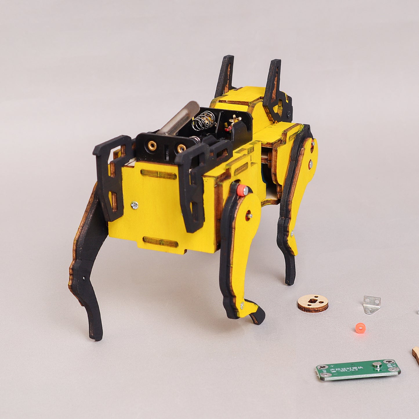 ST072 Robot Dog STEM Kit – Sound Activated DIY Toy