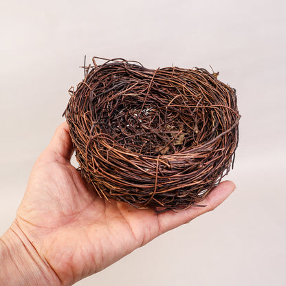 HM022 Handmade Bird Nest and Realistic Eggs