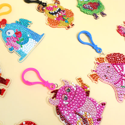 CF029 Adorable Keychains Diamond Art Kit – Monsters (Set of 15)