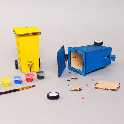 CF023 Build & Paint Mini Trash Cans (Set of 2)
