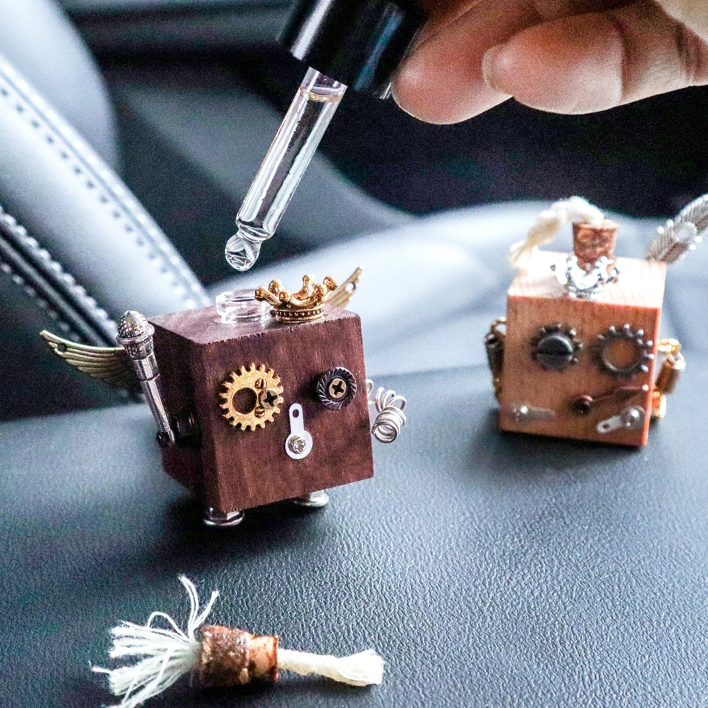 CF021 Build Your Own Timber Robot Air Freshener DIY Craft Kit